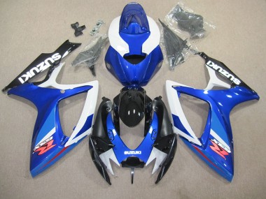 Carrosserie Moto Suzuki GSXR 600 K6 06-07 - Bleu Blanc