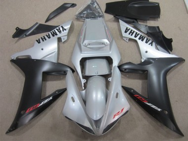 Carrosserie Moto Yamaha R1 02-03 - Argent Noir