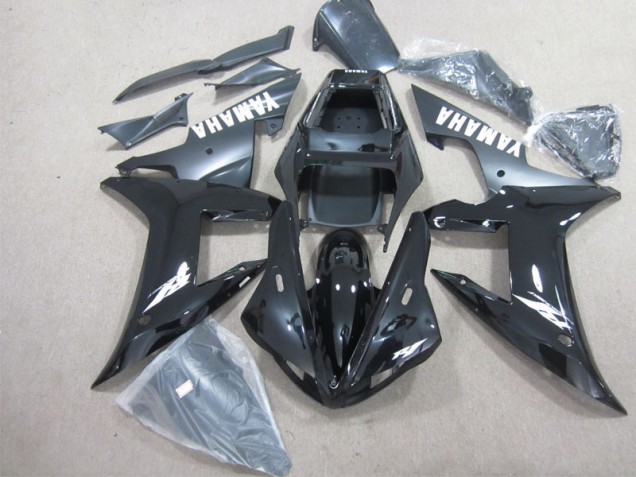 Carrosserie Moto Yamaha R1 02-03 - Noir Blanc Carrosserie Moto Yamaha R1 02-03 - Noir Blanc