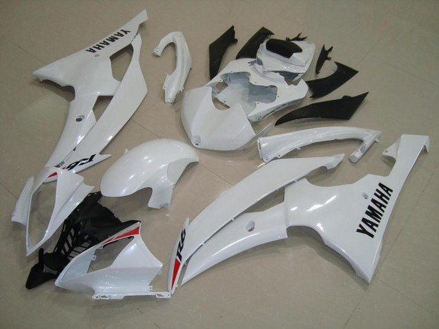 Carrosserie Moto Yamaha R6 08-16 - Blanc Nacré