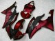 Carrosserie Moto Yamaha R6 08-16 - Rouge Noir Carrosserie Moto Yamaha R6 08-16 - Rouge Noir