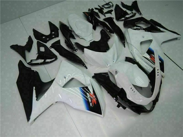Carrosserie Moto Suzuki GSXR 1000 K9 09-16 - Blanc Noir Carrosserie Moto Suzuki GSXR 1000 K9 09-16 - Blanc Noir