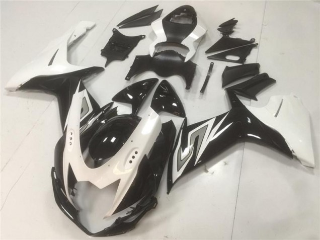 Carrosserie Moto Suzuki GSXR 600 / 750 K11 11-24 - Noir Blanc Carrosserie Moto Suzuki GSXR 600 / 750 K11 11-24 - Noir Blanc