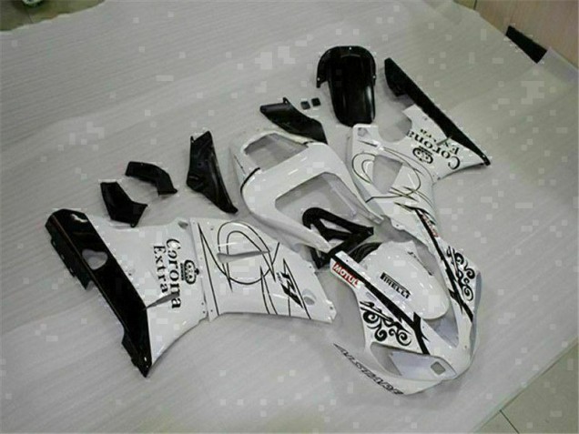 Carrosserie Moto Yamaha R1 00-01 - Blanc Carrosserie Moto Yamaha R1 00-01 - Blanc