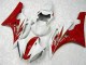 Carrosserie Moto Yamaha R6 06-07 - Rouge Blanc Carrosserie Moto Yamaha R6 06-07 - Rouge Blanc