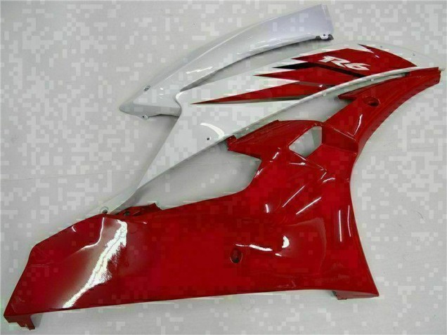 Carrosserie Moto Yamaha R6 06-07 - Rouge Blanc Carrosserie Moto Yamaha R6 06-07 - Rouge Blanc
