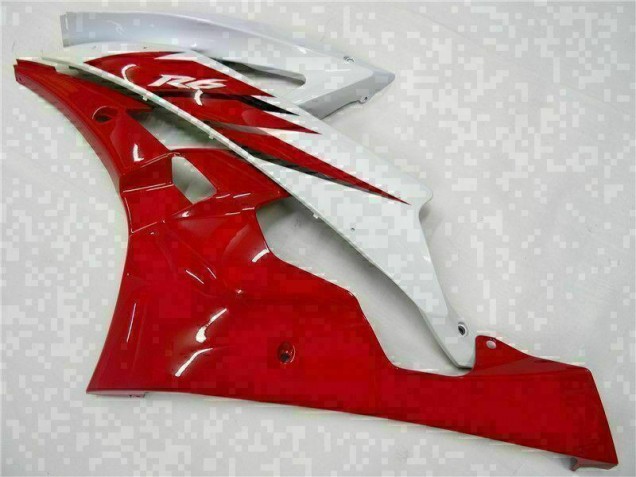 Carrosserie Moto Yamaha R6 06-07 - Rouge Blanc Carrosserie Moto Yamaha R6 06-07 - Rouge Blanc