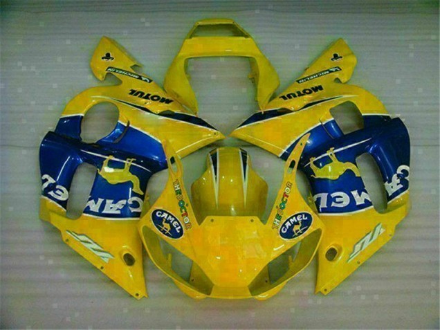 Carrosserie Moto Yamaha R6 98-02 - Jaune Bleu Carrosserie Moto Yamaha R6 98-02 - Jaune Bleu