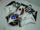 Kit Carénages Motos Complet Honda CBR 1000 RR 04-05 - Blanc Noir Kit Carénages Motos Complet Honda CBR 1000 RR 04-05 - Blanc Noir