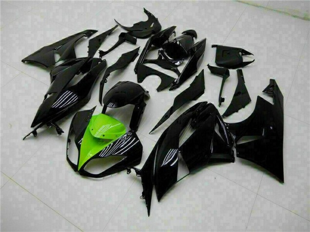 Kit Carénages Motos Complet Kawasaki ZX6R 09-12 - Noir Vert Kit Carénages Motos Complet Kawasaki ZX6R 09-12 - Noir Vert