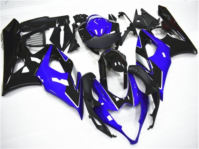 Kit Carénages Motos Complet Suzuki GSXR 1000 K5 05-06 - Bleu Noir