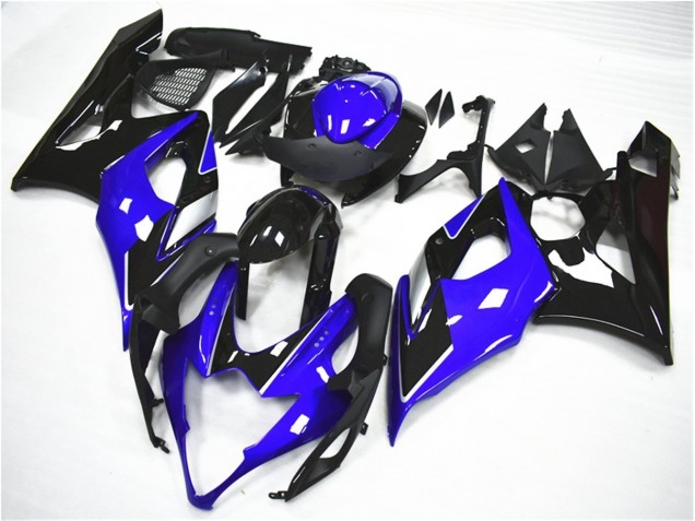 Kit Carénages Motos Complet Suzuki GSXR 1000 K5 05-06 - Bleu Noir