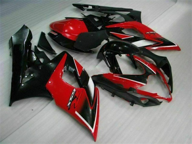 Kit Carénages Motos Complet Suzuki GSXR 1000 K5 05-06 - Rouge Noir Kit Carénages Motos Complet Suzuki GSXR 1000 K5 05-06 - Rouge Noir