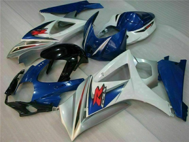 Kit Carénages Motos Complet Suzuki GSXR 1000 K7 07-08 - Bleu Blanc