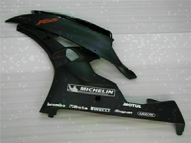 Kit Carénages Motos Complet Yamaha R6 06-07 - Noir Kit Carénages Motos Complet Yamaha R6 06-07 - Noir