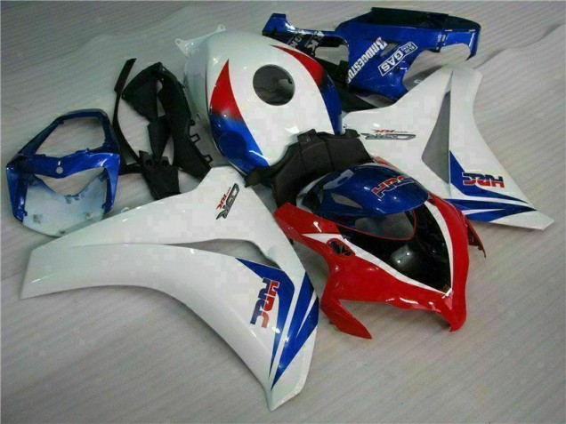 Kit Carénages Motos Honda CBR 1000 RR 08-11 - Blanc Bleu Kit Carénages Motos Honda CBR 1000 RR 08-11 - Blanc Bleu