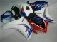 Kit Carénages Motos Honda CBR 1000 RR 08-11 - Blanc Bleu Kit Carénages Motos Honda CBR 1000 RR 08-11 - Blanc Bleu