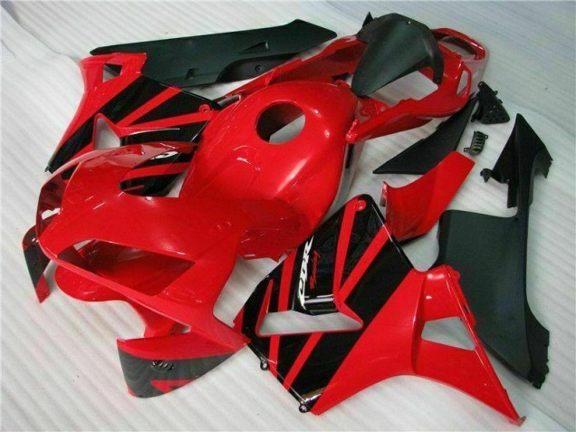 Kit Carénages Motos Honda CBR 600 RR 03-04 - Rouge Noir Kit Carénages Motos Honda CBR 600 RR 03-04 - Rouge Noir