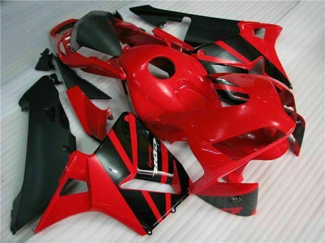 Kit Carénages Motos Honda CBR 600 RR 03-04 - Rouge Noir Kit Carénages Motos Honda CBR 600 RR 03-04 - Rouge Noir