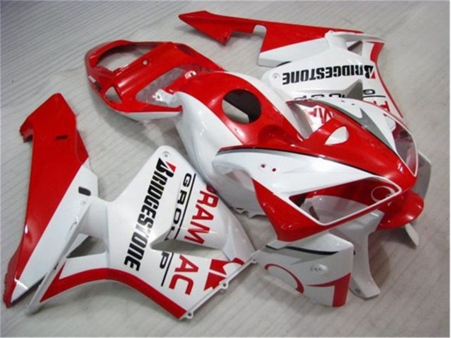 Kit Carénages Motos Honda CBR 600 RR 05-06 - Rouge Blanc Kit Carénages Motos Honda CBR 600 RR 05-06 - Rouge Blanc