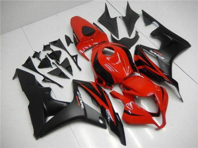 Kit Carénages Motos Honda CBR 600 RR 07-08 - Noir Rouge Kit Carénages Motos Honda CBR 600 RR 07-08 - Noir Rouge