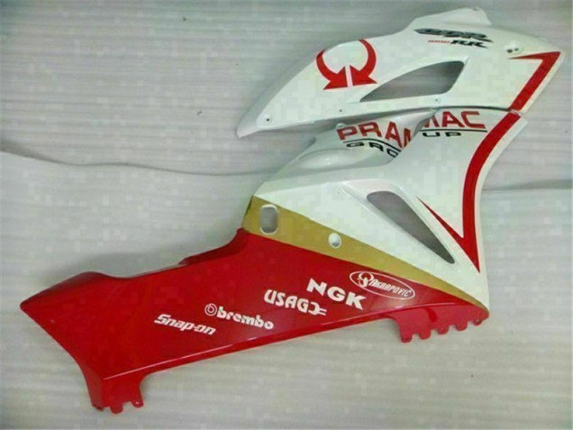 Kit Carénages Motos & Plastique Honda CBR 1000 RR 04-05 - Blanc Rouge Kit Carénages Motos & Plastique Honda CBR 1000 RR 04-05 - Blanc Rouge