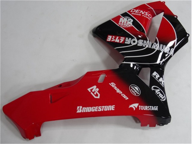 Kit Carénages Motos & Plastique Honda CBR 600 RR 05-06 - Rouge Noir Kit Carénages Motos & Plastique Honda CBR 600 RR 05-06 - Rouge Noir