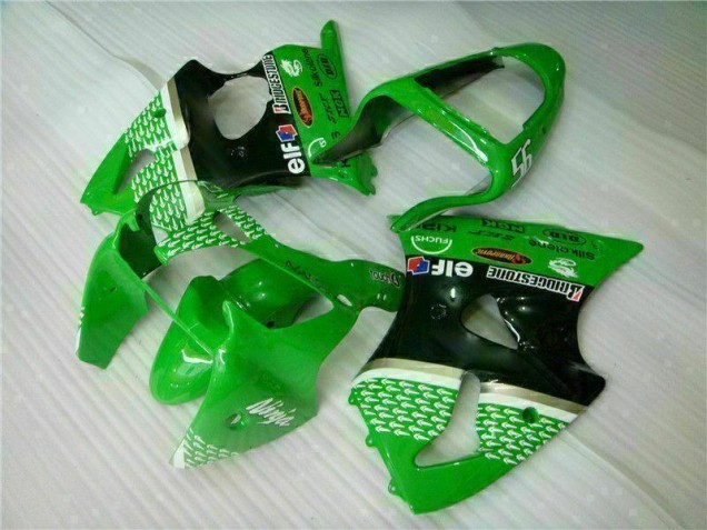 Kit Carénages Motos & Plastique Kawasaki ZX6R 00-02 - Vert Noir Kit Carénages Motos & Plastique Kawasaki ZX6R 00-02 - Vert Noir