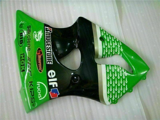 Kit Carénages Motos & Plastique Kawasaki ZX6R 00-02 - Vert Noir Kit Carénages Motos & Plastique Kawasaki ZX6R 00-02 - Vert Noir