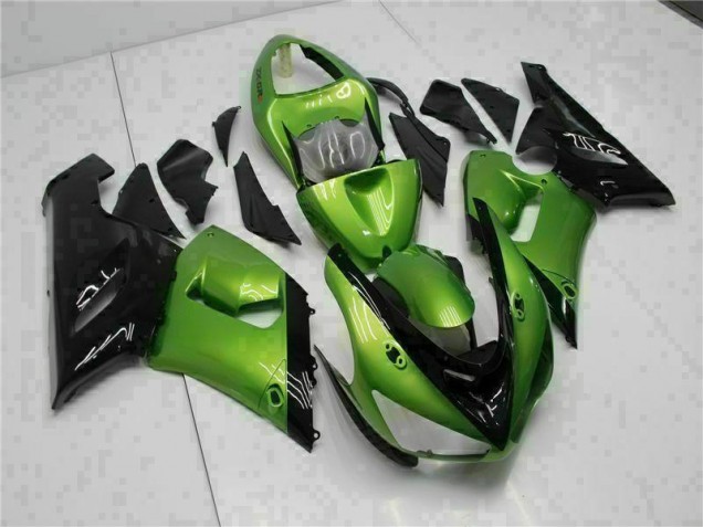 Kit Carénages Motos & Plastique Kawasaki ZX6R 05-06 - Vert Kit Carénages Motos & Plastique Kawasaki ZX6R 05-06 - Vert