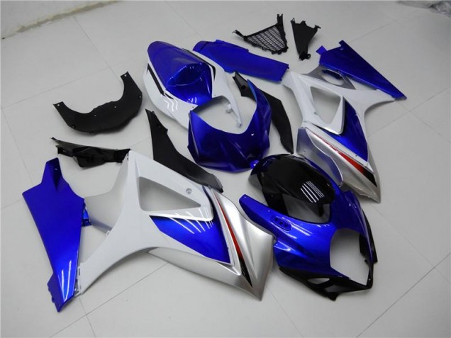 Kit Carénages Motos & Plastique Suzuki GSXR 1000 K7 07-08 - Bleu Blanc Kit Carénages Motos & Plastique Suzuki GSXR 1000 K7 07-08 - Bleu Blanc