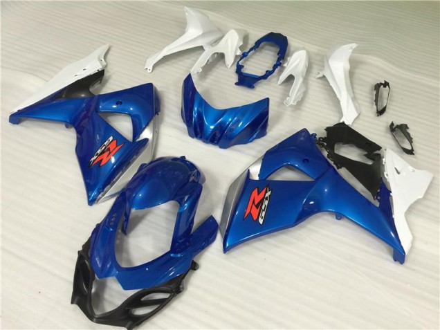 Kit Carénages Motos & Plastique Suzuki GSXR 1000 K9 09-16 - Bleu Blanc Kit Carénages Motos & Plastique Suzuki GSXR 1000 K9 09-16 - Bleu Blanc