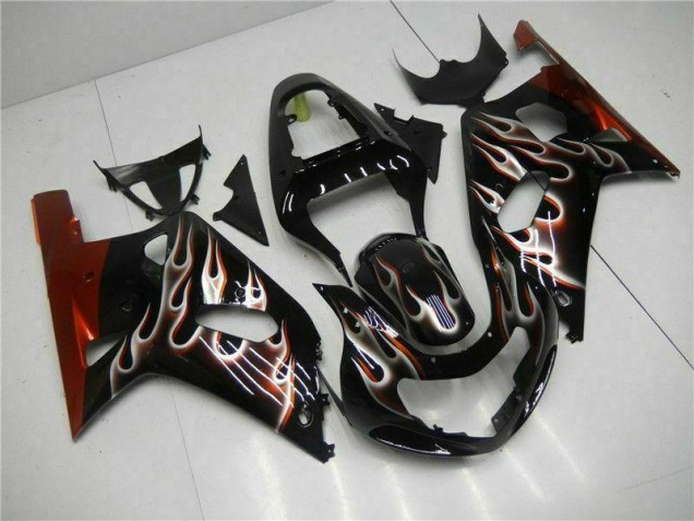 Kit Carénages Motos & Plastique Suzuki GSXR 600 / 750 K1 K2 K3 01-03 - Noir Kit Carénages Motos & Plastique Suzuki GSXR 600 / 750 K1 K2 K3 01-03 - Noir