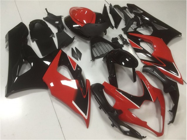 Kit Carénages Motos Suzuki GSXR 1000 K5 05-06 - Rouge Noir Kit Carénages Motos Suzuki GSXR 1000 K5 05-06 - Rouge Noir