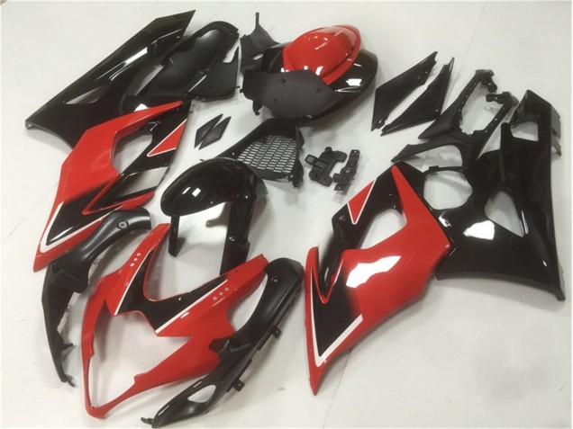 Kit Carénages Motos Suzuki GSXR 1000 K5 05-06 - Rouge Noir Kit Carénages Motos Suzuki GSXR 1000 K5 05-06 - Rouge Noir