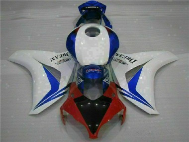 Kit Carénages Motos Complet Honda CBR 1000 RR 08-11 - Blanc Bleu