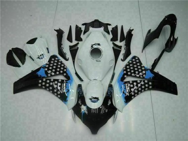 Kit Carénages Motos Complet Honda CBR 1000 RR 08-11 - Blanc Noir