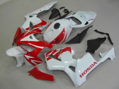 Kit Carénages Motos Complet Honda CBR 600 RR 05-06 - Rouge Blanc