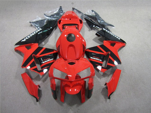 Kit Carénages Motos Complet Honda CBR 600 RR 05-06 - Rouge Noir Kit Carénages Motos Complet Honda CBR 600 RR 05-06 - Rouge Noir