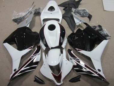Kit Carénages Motos Complet Honda CBR 600 RR 09-12 - Noir Blanc