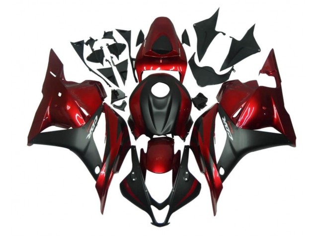 Kit Carénages Motos Complet Honda CBR 600 RR 09-12 - Rouge Noir Kit Carénages Motos Complet Honda CBR 600 RR 09-12 - Rouge Noir
