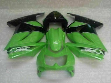 Kit Carénages Motos Complet Kawasaki EX250 08-12 - Vert Noir