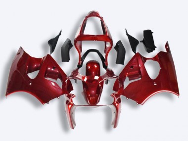 Kit Carénages Motos Complet Kawasaki ZX6R 00-02 - Rouge