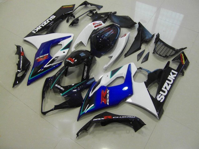 Kit Carénages Motos Complet Suzuki GSXR 1000 K5 05-06 - Bleu Blanc Kit Carénages Motos Complet Suzuki GSXR 1000 K5 05-06 - Bleu Blanc