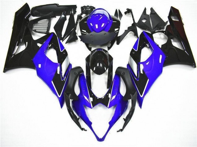 Kit Carénages Motos Complet Suzuki GSXR 1000 K5 05-06 - Bleu Noir