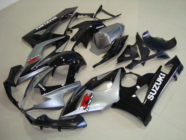 Kit Carénages Motos Complet Suzuki GSXR 1000 K5 05-06 - Gris Noir Kit Carénages Motos Complet Suzuki GSXR 1000 K5 05-06 - Gris Noir
