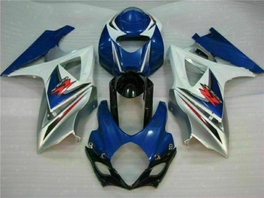 Kit Carénages Motos Complet Suzuki GSXR 1000 K7 07-08 - Bleu Blanc