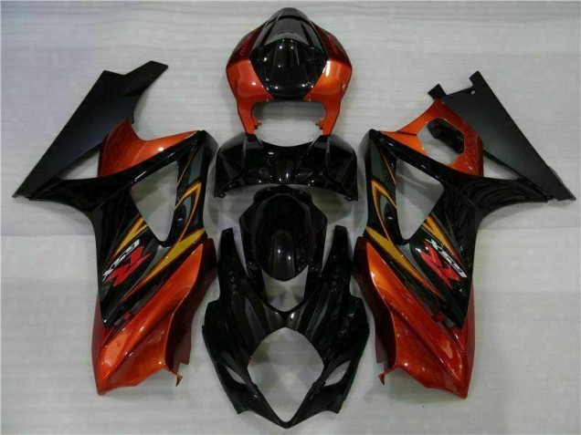 Kit Carénages Motos Complet Suzuki GSXR 1000 K7 07-08 - Noir Kit Carénages Motos Complet Suzuki GSXR 1000 K7 07-08 - Noir