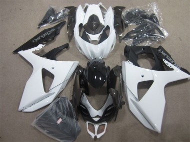 Kit Carénages Motos Complet Suzuki GSXR 1000 K9 09-16 - Blanc Noir