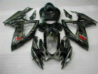 Kit Carénages Motos Complet Suzuki GSXR 600 / 750 K6 06-07 - Noir